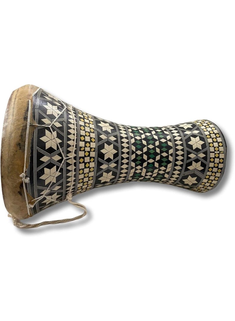 Large wooden drum - Image 1